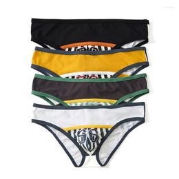 Underpants Seobean Trendy Men Underwear Stitching Low Rise Seamless Briefs