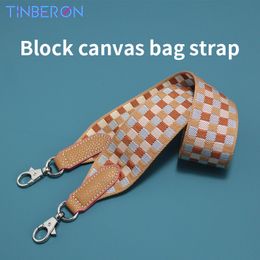 Bag Parts Accessories TINBERON Shoulder Strap For Canvas Bag Width 5cm Luxury Design Bag Strap Belt Replacement Handbag Bag Strap Bag Part Accessories 230811