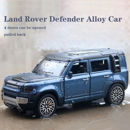 Diecast Model 1/36 Defender Diecast Alloy Car Model 1/36 Nissan Patrol Version Collectible Simulation Car Toys For Children Gifts 230811