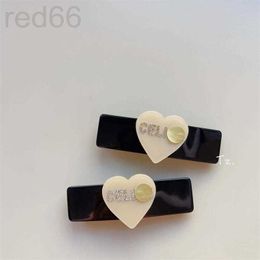 Hair Clips Barrettes designer C Family Acetic Acid Spring Clip Simple Temperament Love Card Back Head Spoon Accessories South Korea East Gate Light Luxury New LJU8