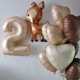 Decoration 3/5pcs18inch Heart Foil Balloons Vintage Pink Green Heart Balloons for Adult Kids Birthday Wedding Decoration DIY Supplies R230812