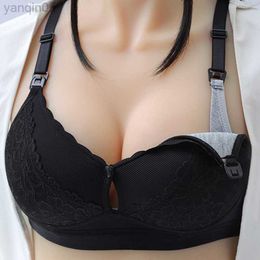 Maternity Intimates Nursing Bra Breathable Breastfeeding Bras for Pregnant Women Maternity Bra Plus Big Size Easy Feeding Soutien Gorge Allaitement HKD230812