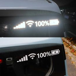 Windshield Signal WiFi Power Reflective on Mobile Phone Car Stickers Auto Exterior Decor Accessories R230812