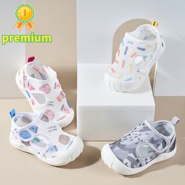 First Walkers Toddler Baby Sandals Breathable Air Mesh Cute Shoes 14 Years Antislip Soft Sole Infant Lightweight Summer 230812