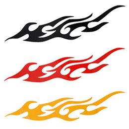 2pcs Stickers Rearview Mirror Car Body Styling Vinyl Decals Fashion Motorcycle Waterproof Flame Sticker Film R230812