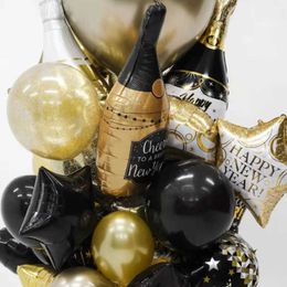 Decoration Pack Large Size Bottle Glass Foil Balloons Adult Soccer Decorations Champagne Beer Balloons R230812