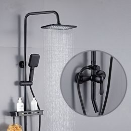 Copper and Black Shower Set Bathroom Shower Shower Head Shower Head Bathroom Shower Hand Spray Bathroom Faucet