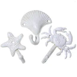 Hooks Towel Hat Wall Decoration Sea Hanger Star Hangers Outdoor Hanging