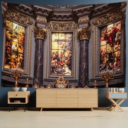 Tapestries Customizable Wall Covering Christ Angels Wall Tapestry Home Decor Wall Art Mural