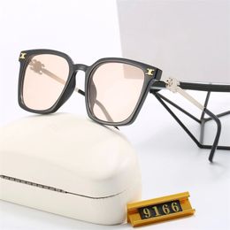Goggle Sun Glasses Designer Golden Silver Letters Full Frame Sunglass Women Fashion Polarizing Adumbral Casual Trendy Mixed Color Eyeglasses