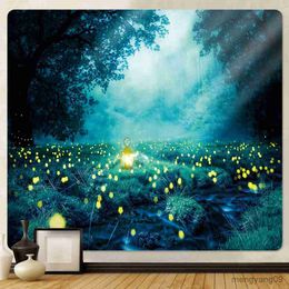 Tapestries Beautiful Forest Elf Scene Home Decor Art Tapestry Decor Wall Hanging Tapestry R230812