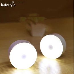8 Beads USB Rechargeable LED Wall Lamp Human Body Infrared Sensor Night Light Cabinet Closet Lights for Bedroom Stair Toilet HKD230812