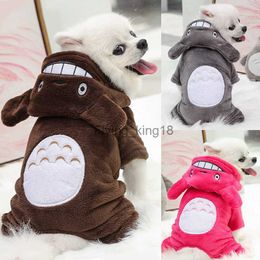 Winter Warm Dog Clothes for Small Dogs Soft Fleece Puppy Pet Cat Coat Jacket Chihuahua Pug Clothing Funny Pets Costumes Overalls HKD230812
