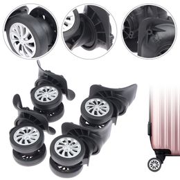 Bag Parts Accessories 4x Suitcase Luggage Accessories Universal 360 degree Swivel Wheels Trolley Wheel 230811