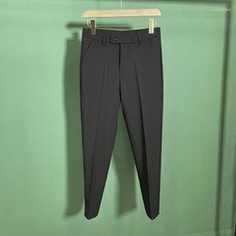 Men's Suits Men Suit Pants Formal Trousers 2023 Hombre Stretch Slim Solid Colour Casual Dress Business Fashion Clothing A16