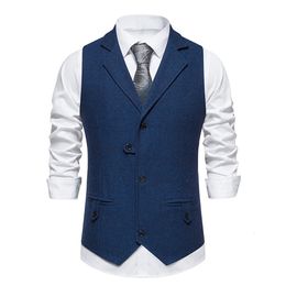 Men's Vests Slim Fit Casual Business Clothing for Men Striped Waistcoat Punk Vest Groomman Wedding Suit VestJacket Coats 230812