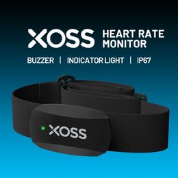 Bike Computers XOSS X2 Heart Rate Monitor Sensor Dual Mode With Chest Strap Cycling Computer For NAV G Plus Wahoo Sports Run 230811