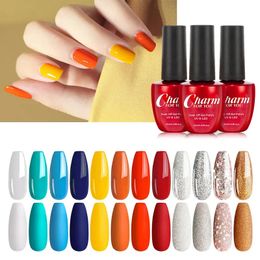 12 colors Bright Yellow and Blue Pop Color Gel Nail Polish Set - UV/LED Soak Off Starter Kit for DIY Salon and Nail Art