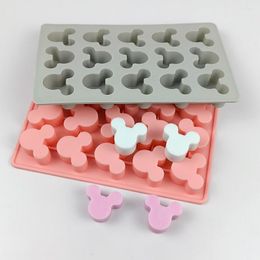 Baking Moulds DIY Ice Tray Making Silicone Mould Mouse Head Accessories Chocolate Block Candy