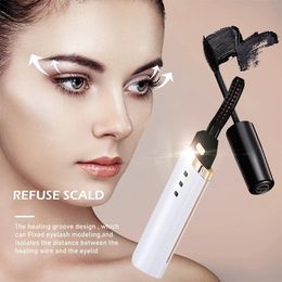 Eyelash Curler Electric Adjustable Temperature Heating And Shaping Portable Rechargeable 230812