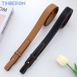 Bag Parts Accessories TINBERON Fashion Bag Strap Luxury Designer Fits for Crossbody Shoulder Bag Strap Women Handbag Accessories Leather Strap for Bag 230811