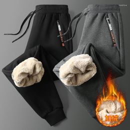 Men's Pants Winter Thick Warm Wool Sweatpants Jogging Cotton Sports Casual Plus Size 6XL 7XL 8XL