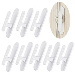 Hooks Curtain Clip White Wall Self-adhesive With Adhesive Backing Durable Save Time Energy Household Gadgets Holders 200g