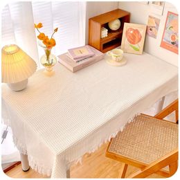 Table Cloth Luxury Inset Style Bedroom Desk Rectangular Coffee TV Cabinet Dining Cover