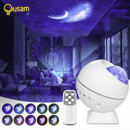 Projector Starry Sky Ceiling Night Star Galaxy Projector Starling Kid's Gift Children's Night Light Moon Lamp HKD230812