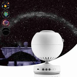 POCOCO Star Projector Galaxy Lite Home Planetarium Galaxy Projector with Real Starry Skylight Presentation Night Light Ambiance HKD230812