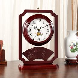 Table Clocks Chinese Desk Clock Living Room Home Double-sided Sitting Office Bar Two-sided