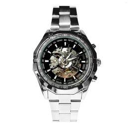 Wristwatches Men'S Watch Luxury Trend Quartz Calendar Waterproof Water Multifunctional Fantasy Automatic Circular Stainless Steel