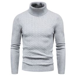 Erkek Sweaters Sonbahar ve Kış Yavurucu Sıcak Moda Düz Renkli Kazak Kazak İnce Külot Eşyalar Dipli Gömlek 230811
