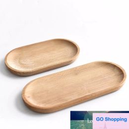 All-match Wood Serving Plate Retro Wood Square & Round Serving Tray Fruit Dessert Cake Snack Candy Platter Wooden Tableware