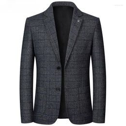 Men's Suits Casual Suit Jackets Blazer For Men Wedding Slim Fit Outwear Oversized Single Breasted Blazers Elegant Luxury Coats Korean X75