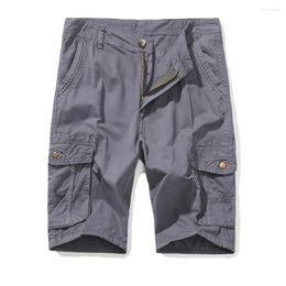 Men's Shorts 2023 Men Casual Cargo Summer Short Pants Big Pockets Man Cotton Size 30-38