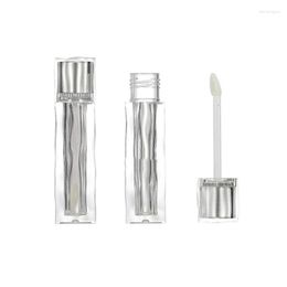 Storage Bottles 100Pcs Lip Gloss Tubes With Wand Empty 5ml Transparent Containers Crystal For DIY
