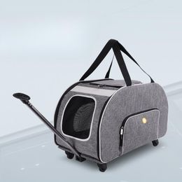 Dog Carrier Outdoor Backpack Carriers Transport Walking Travel Bags Accessories Kennel Hundetasche Pet Supplies SR50DC
