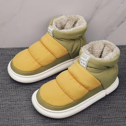 Boots 2023 Warm Snow Waterproof Women's Winter For Women Thick Bottom Plush Lining Cotton Padded Shoes Woman