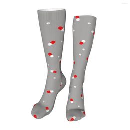 Men's Socks Pills Novelty Ankle Unisex Mid-Calf Thick Knit Soft Casual