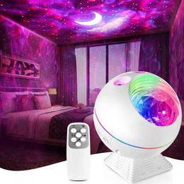 Galaxy Projector Star Projector Night Light Projector with Remote Control Nebula Cloud Ceiling Light Projector with 40 Colours HKD230812