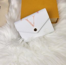 Designer Bags Womens Wallets Colorful Gradient Large Letter Short Wallets Luxury Snap Flap Ladies Short Wallet Classic Zipper Pocket Long Clutch Bags Card Bags