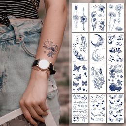 Temporary Tattoos Semi Permanent Tattoo Sticker for Girl Men Boy Long Lasting 1 2 Week Waterproof Realistic Body Stickers 230812