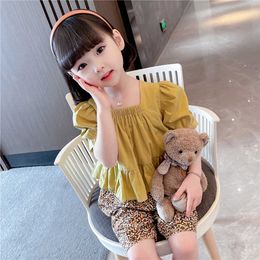 Clothing Sets Girls Summer Clothes Tshirt Pants Girls Clothing Floral Girls Clothes Set Toddler Children Tracksuit
