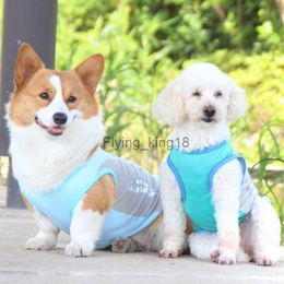 Summer Cooling Comfortable Pet Dog Vest Heat Resistant Cool Puppy Clothes Breathable Sun-proof Clothing for Outdoor Walking HKD230812