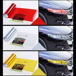 30X60cm Colourful Auto Stickers Car Headlight Taillight Tint Vinyl Wrap Sticker Fog Light Rear Lamp Smoke Film R230812