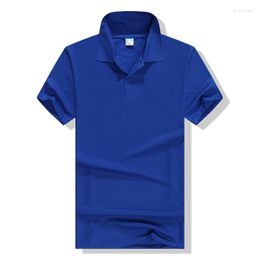 Men's Casual Shirts 2023 Spring And Summer Lavement Shirt POLO Work Clothes Short -sleeved T -shirt Printing Embroidery