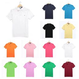 High Quality Luxury Polo Shirts 100% Cotton Mens T-Shirts Small Horse Designer Merchant shirt Tees Embroidery Printing Clothing Mens Women Brand Polo Shirt