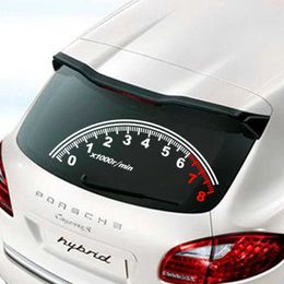 Auto Tachometer Speedometer Decals Rear Windshield Stickers Racing Window Wiper Blade Funny Car Vehicle Truck Vinyl Graphic Wrap R230812