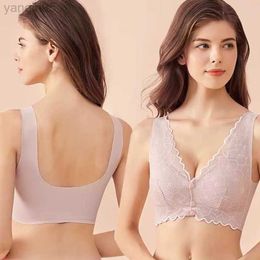 Maternity Intimates Maternity Nursing Bras for Breastfeeding Women Pregnant Sexy Push Up Seamless Wire Free Lace Bra Underwear Brassiere Bralette HKD230812